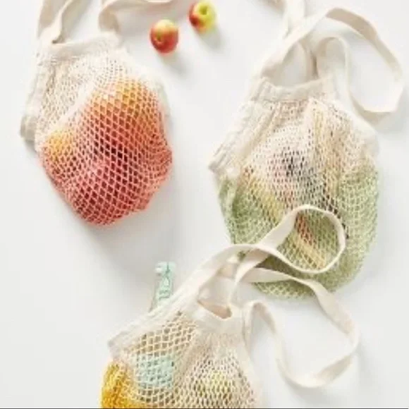 *SALE* Camp Collection Dip Dyed Pink Crochet Tote Bag - Picture 3 of 6